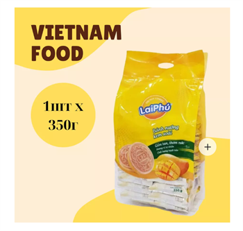 Вьетнамское печенье с вкусом манго BANH LAI PHU, 350гр 6425
