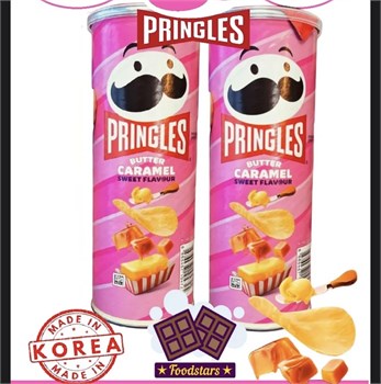 Картофельные чипсы Pringles Caramel / Принглс карамель 110 гр 6599