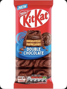 Шоколадная плитка KitKat Double Chocolate, 99 гр 1шт Англия 6642
