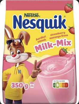 Напиток растворимый NESQUIK Milk-Mix клубника 350г (не какао) 6686