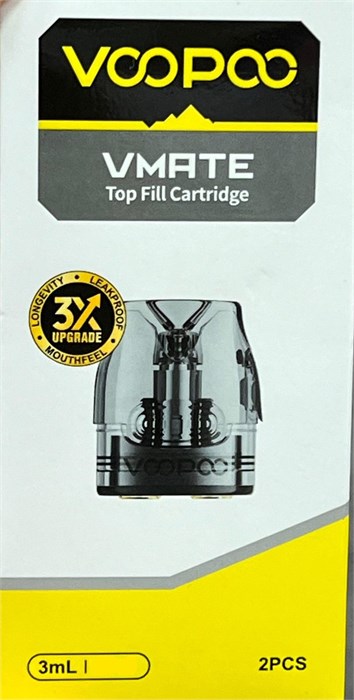 Картридж Voopoo VMATE Top Fill V.THRU Pro 0.7 Ом - упаковка 2 шт 5918