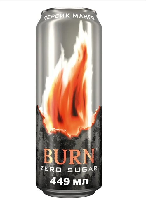 Энергетический напиток Burn Персик-Манго, 0,449 л 6559